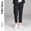PINLI品立夏季新款纯色凉感修身休闲长裤男士薄款B222117068 商品缩略图3