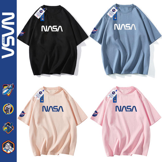  预售|NASA&GISS 字母印花T恤8009   建议买大一码 .潮快闪[福利品] 商品图2