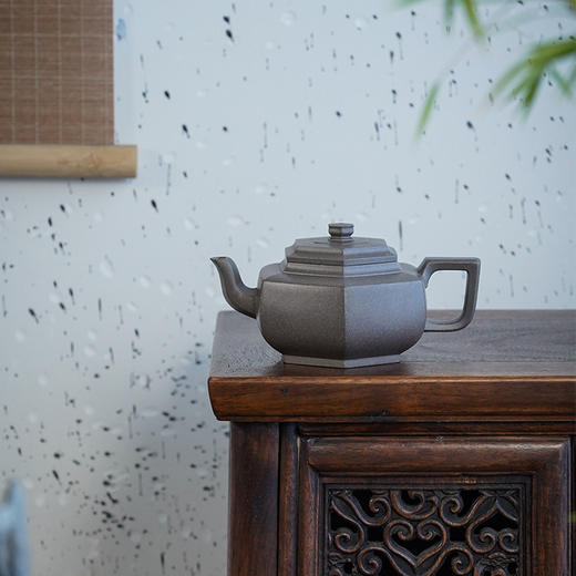 龙德堂陶艺 徐飞制 《雪华》天青泥 270 cc 商品图0