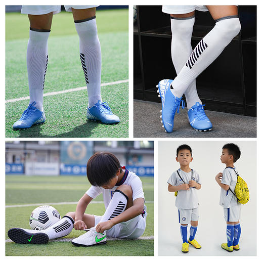 【3双59元】李质造运动训练足球袜舒适透气长袜吸湿防滑长筒袜男 商品图3