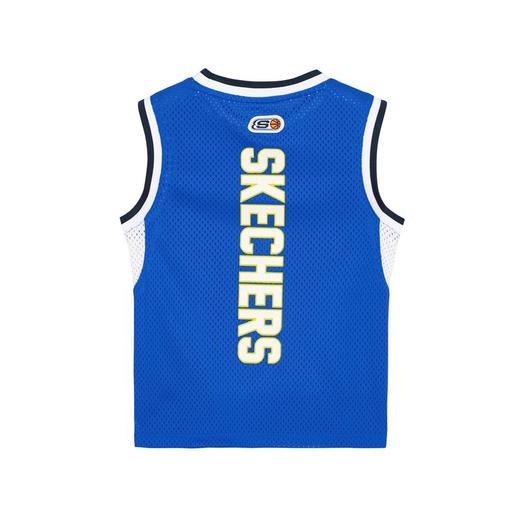 小斯凯奇2022年夏季新款男小童套装透气背心上衣运动短裤L222B076 商品图5