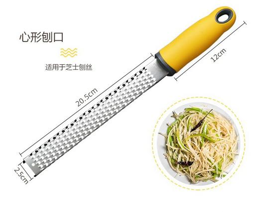 刨丝器 巧克力碎刨花刀 不锈钢柠檬芝士奶酪丝擦丝器刨屑 烘焙工具 商品图2