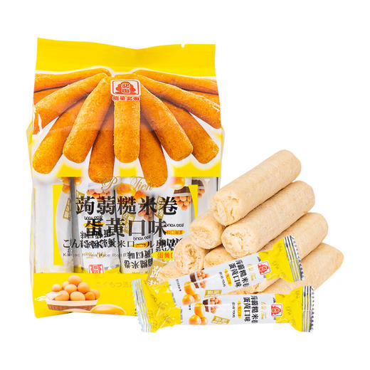 160g能量北田蒟蒻糙米卷蛋黄口味 商品图0