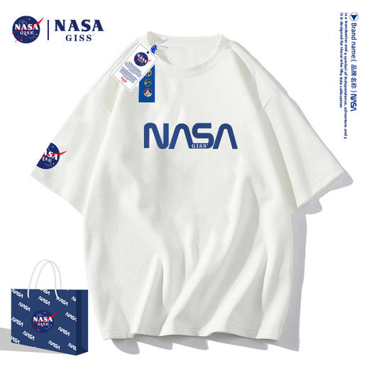  预售|NASA&GISS 字母印花T恤8009   建议买大一码 .潮快闪[福利品] 商品图1