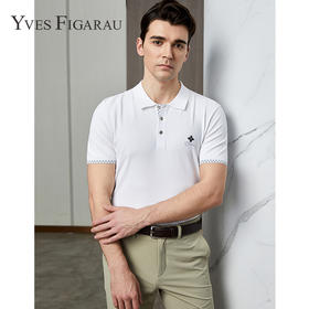 YvesFigarau伊夫·费嘉罗夏季新款舒适透气休闲短袖T恤930871