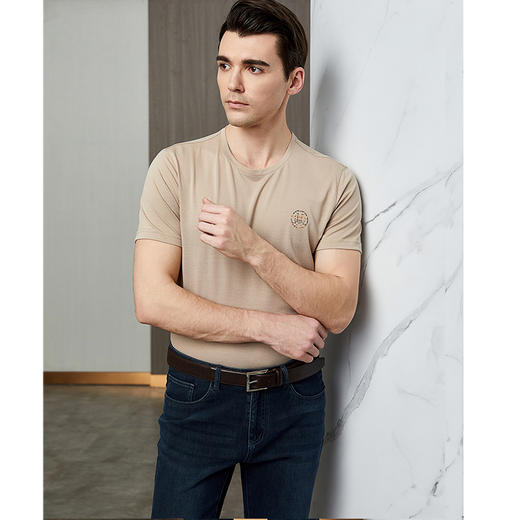 YvesFigarau伊夫·费嘉罗夏季新款舒适透气休闲短袖T恤936859 商品图0