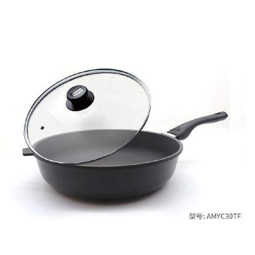 台湾 亚曼达 AMYC30TF钻钛30CM深煎锅 商品图2