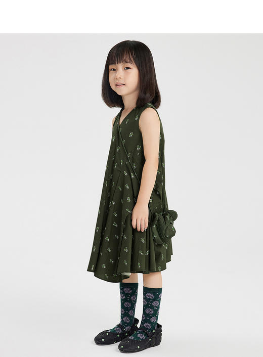 江南布衣童  夏季新款女童神奇动植物图案连衣裙   1M5G00300 商品图5