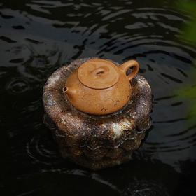 龙德堂陶艺 汤宣武《令瓢·霜降》原矿黄金桂泥 280 cc