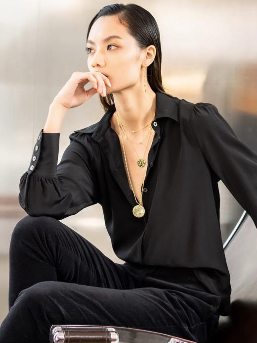 CAPSULE | Wild Long Pendant Necklace - 28mm Medallion [ 28mm 豹纹印花长链圆章项链 ] 商品图1