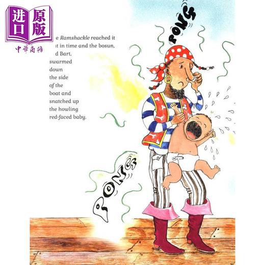 【中商原版】Ros Asquith:Pirate Baby 海盗宝宝 英文原版 进口原版 4岁到6岁 儿童绘本 Mary Hoffman 商品图3