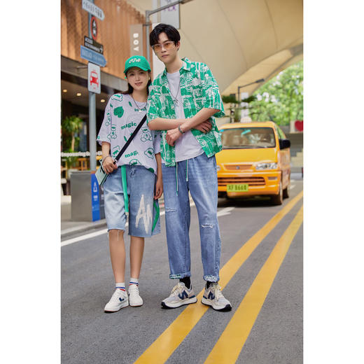 【断码清仓】HX 夏季水洗牛仔五分裤C207220006101短裤 商品图0