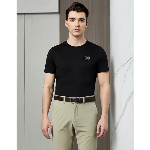 YvesFigarau伊夫·费嘉罗夏季新款舒适透气休闲短袖T恤936860 商品图2