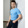YvesFigarau伊夫·费嘉罗新款夏季男士简约印花舒适透气休闲圆领短袖T恤936855 商品缩略图1