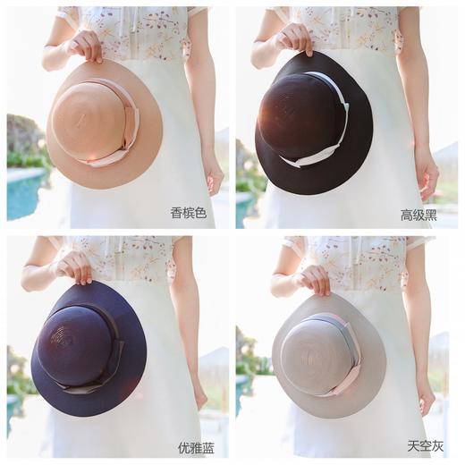 Be Of ①heart甜美蝴蝶结草帽 /渔夫帽-q 商品图3