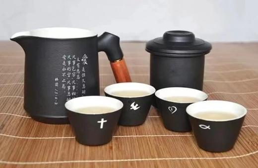 八福新款紫砂便携茶具/粗陶茶具户外携带 商品图4