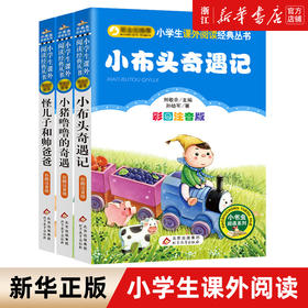 新华书店正版书籍 小布头奇遇记 怪儿子和帅爸爸 小狗的小房子 (彩图注音版)/小书虫阅读系列一年级课外阅读带拼音 孙幼军儿童文学