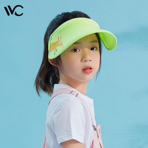 韩国VVC儿童防晒帽男女帽遮阳帽遮脸防紫外线太阳帽户外大帽檐 商品图0