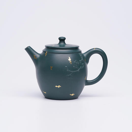 龙德堂陶艺 汤宣武《十二月花神·杏语满堂（二月花杏花）》苏门答腊青 290 cc 商品图4