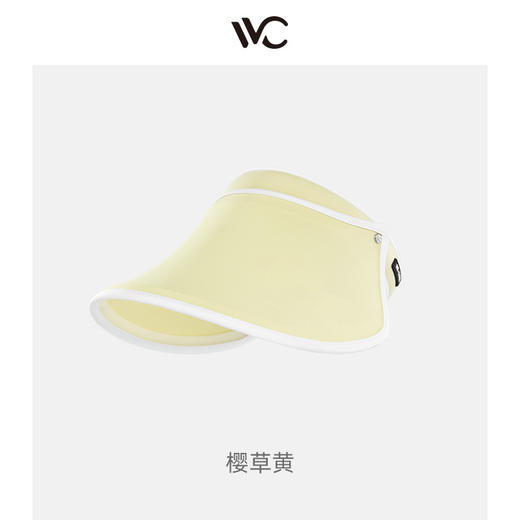 VVC防晒帽女空顶防紫外线全脸遮阳帽太阳帽子运动夏季骑车大帽檐 商品图3