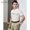 YvesFigarau伊夫·费嘉罗新款夏季男士简约印花舒适透气休闲圆领短袖T恤936850 商品缩略图0