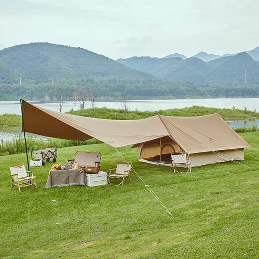 山之道系列鹤羽旅行野营精致露营六角天幕户外休闲出游闺秀鹤联名 商品图0