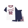 小斯凯奇儿童短袖套装2022夏季新款小童篮球衣男大童运动服P222B030 商品缩略图3