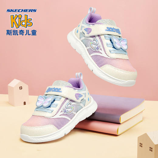 小斯凯奇童鞋2022春季新款小童运动鞋女童宝宝鞋303021N 商品图0