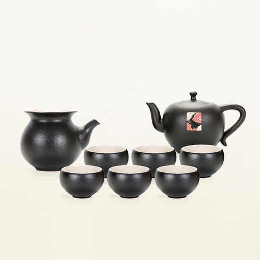 【清仓特惠5折，仅2套，无货退款】陆宝禅风刺绣茶礼茶组陶瓷泡茶具一壶六杯茶海杯子功夫茶组套装 商品图1