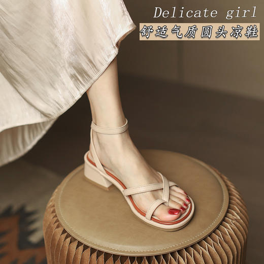 REREJOY 小众百搭高颜值休闲度假风凉鞋QC6353，QC6354，QC6357（年后72小时发货） 商品图8