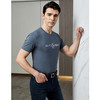 YvesFigarau伊夫·费嘉罗新款夏季男士简约印花舒适透气休闲圆领短袖T恤936852 商品缩略图3