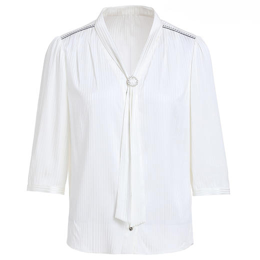 乔万尼真丝衬衫女夏重磅桑蚕丝新款高档EF2C371 商品图4