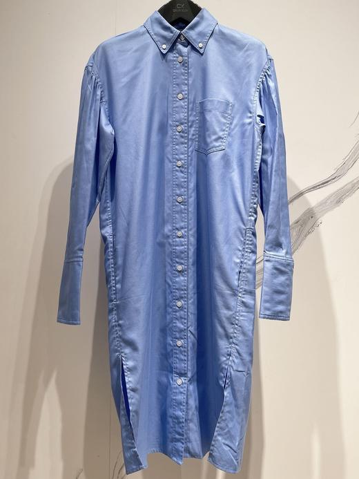 ck Calvin Klein 女士尖领衬衫长裙 商品图0