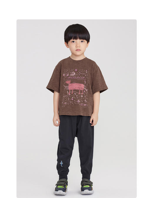 江南布衣童   22年夏季新款透气舒适短袖T恤  1M5112010 商品图6