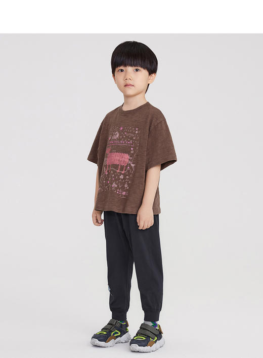 江南布衣童   22年夏季新款透气舒适短袖T恤  1M5112010 商品图5