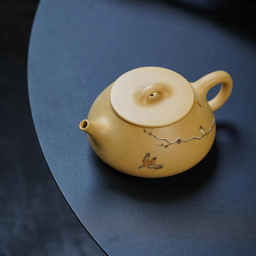 龙德堂陶艺 汤宣武《令瓢·小寒》原矿金砂段泥  310 cc 商品图1