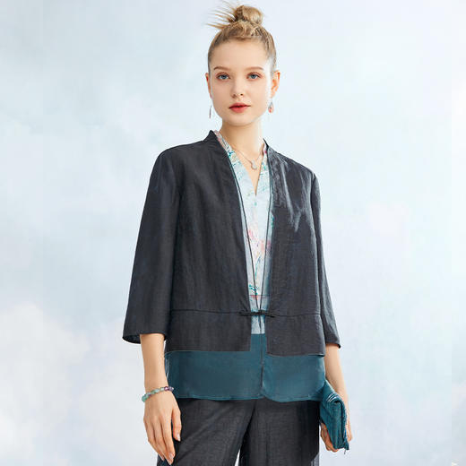 TANGY Collection2022年夏季莨绸上衣 商品图1