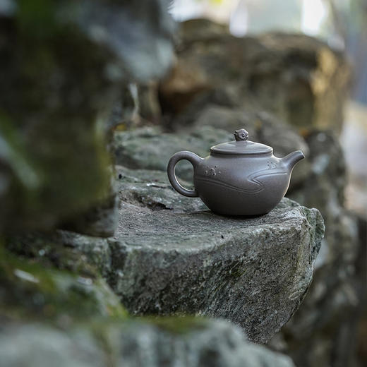 龙德堂陶艺 汤宣武《瑞云系列·雀云》原矿青段 260 cc 商品图2