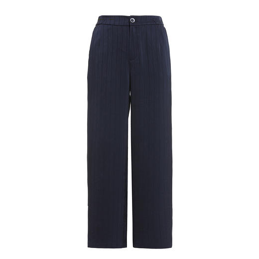 乔万尼女休闲裤薄款夏新款显瘦直筒阔腿裤EF2F368 商品图4