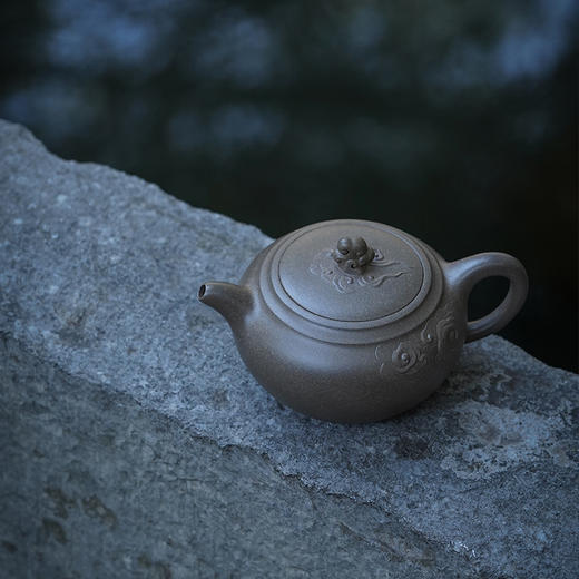 龙德堂陶艺 汤宣武《瑞云系列·云羽》原矿青段 290 cc 商品图2