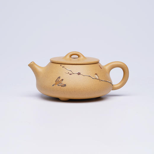 龙德堂陶艺 汤宣武《令瓢·小寒》原矿金砂段泥  310 cc 商品图4