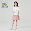 小斯凯奇2022夏新款女童短裙儿童纱裙半身裙大童蓬蓬裙L222G025 商品缩略图2