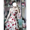 黛唯梵碎花吊带连衣裙2022夏季新款名媛风A性感高质量字裙法式复古茶歇长裙 商品缩略图2