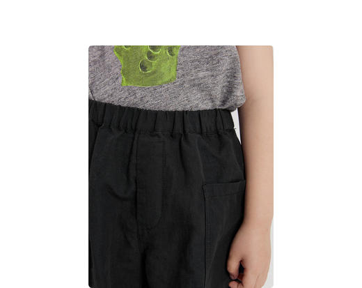 江南布衣童  22年夏季新款儿童男女童极简宽松短裤 1M5E02250 商品图2