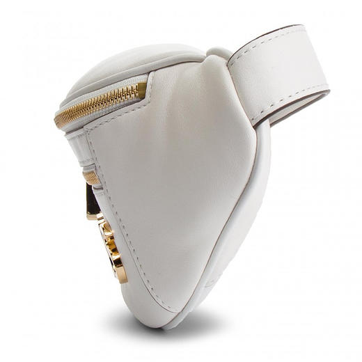 MICHAEL KORS 迈克 科尔斯 男士金属字母皮质腰包 白色 30H8GKSN6L OPTIC WHITE 商品图1