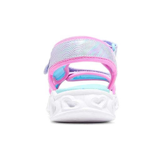 小斯凯奇女童鞋2022夏季新款闪灯凉鞋休闲鞋公主鞋302968L 商品图2