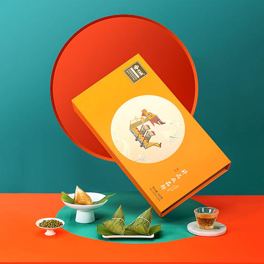 【乐在其粽 下单返券】鲜品水晶粽蛋黄肉松芒果紫薯绿豆抹茶蔓越莓礼盒560g 商品图1