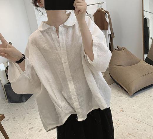 裁缝学苑AQ45蝙蝠袖宽松显瘦五分袖棉麻上衣纸样衬衫女装衬衣样板 商品图1