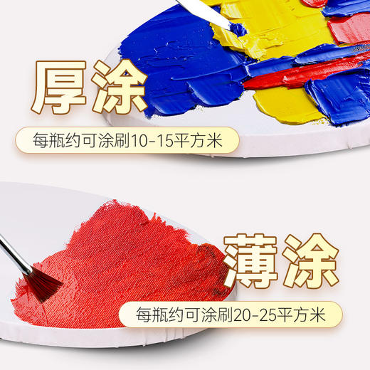 中盛画材2L大桶装丙烯颜料墙绘手绘防水室内外墙壁画涂鸦流体颜料 商品图5