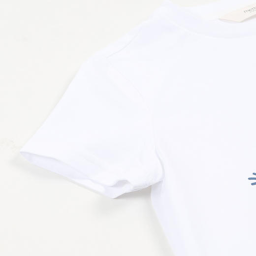 mettekids儿童短袖t恤2022春季新款男童上衣洋气印花童装透气夏装 商品图5